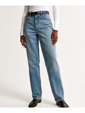 ABERCROMBIE The 90s Straight Ultra High Rise Jeans 32
